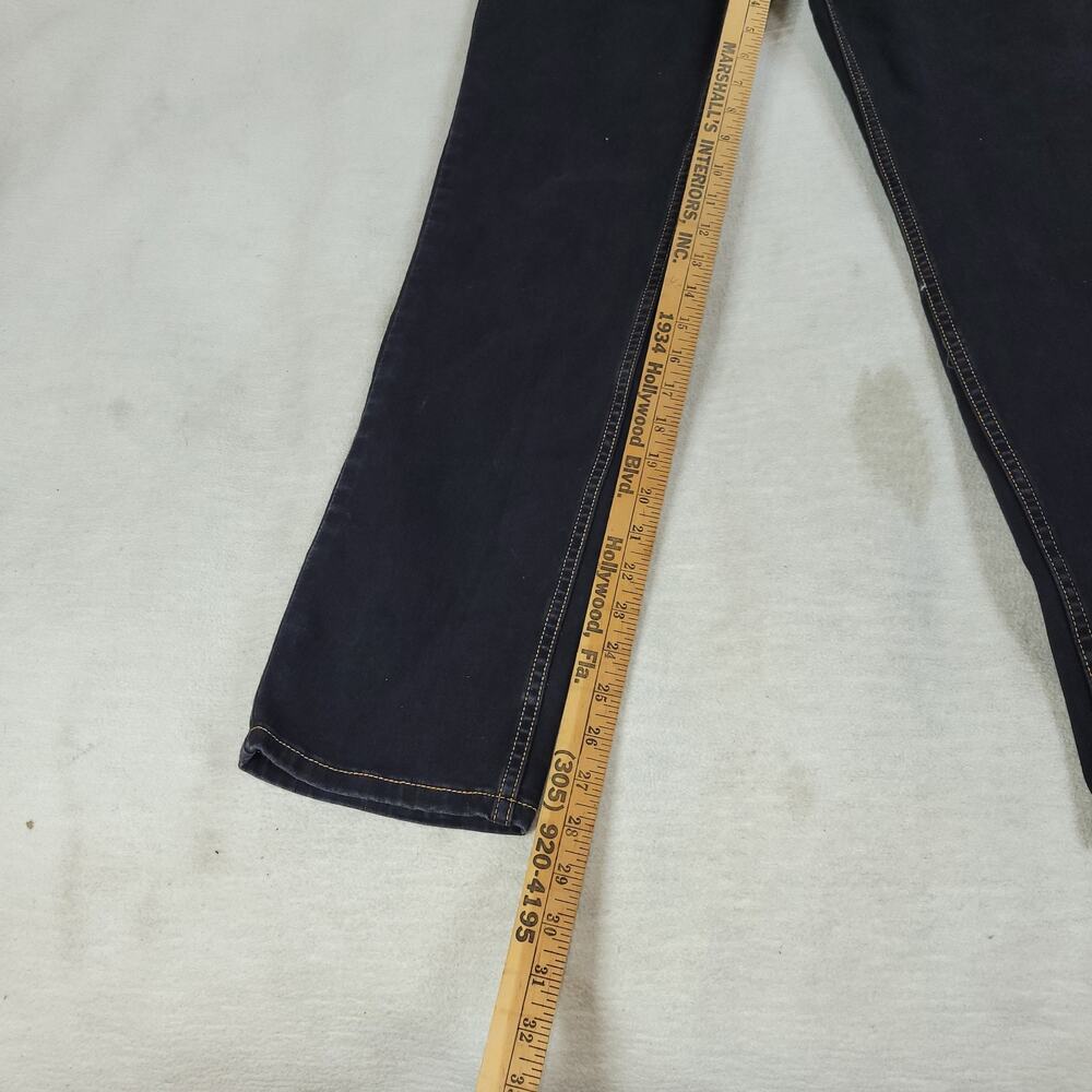 Levis Jeans Womens Size 30X30 Black Skinny Straight Pants WPL 423 Gorpcore Y2k - Picture 5 of 14